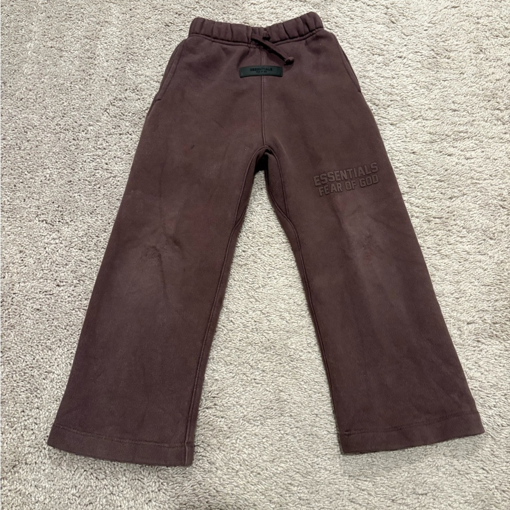 Essentials Kids Chocolate Brown Sweatpants